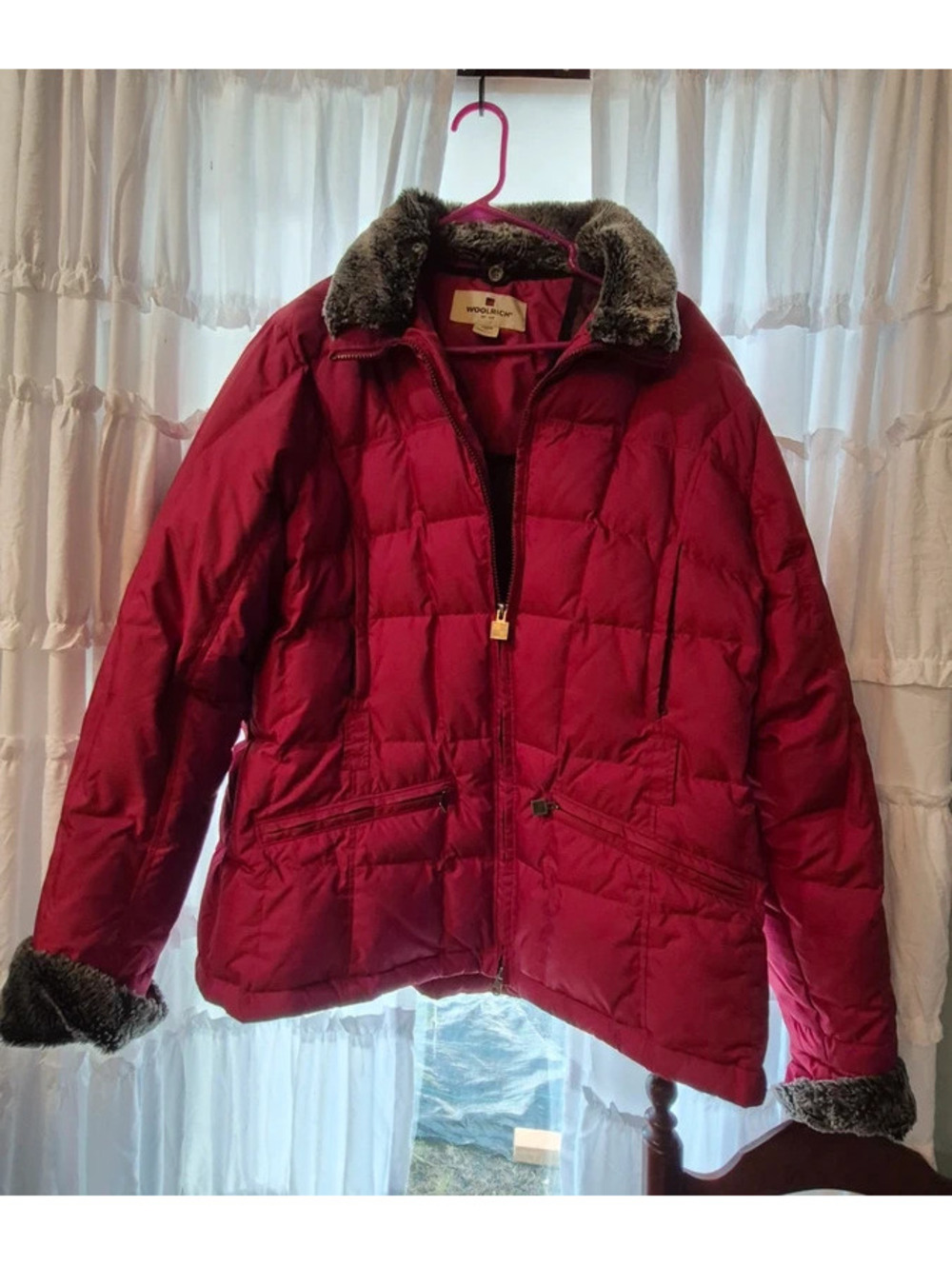 Woolrich duck down filled coat.